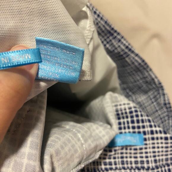 J. McLaughlin Women's Size 4 Blue and White Print Maisie Pull-On Ankle Pants - Picture 8 of 11